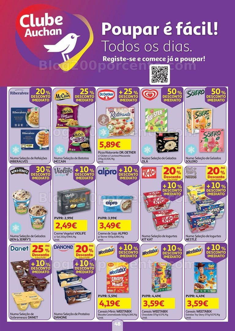 Antevisão Folheto AUCHAN Super Poupança Promoções de 30 julho a 5 agosto